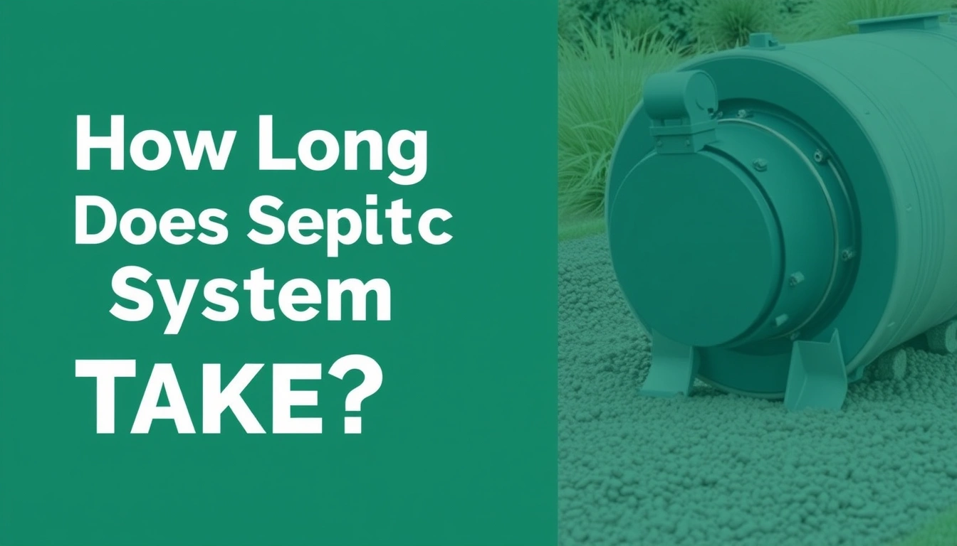 How Long Does Septic System Installation Take?