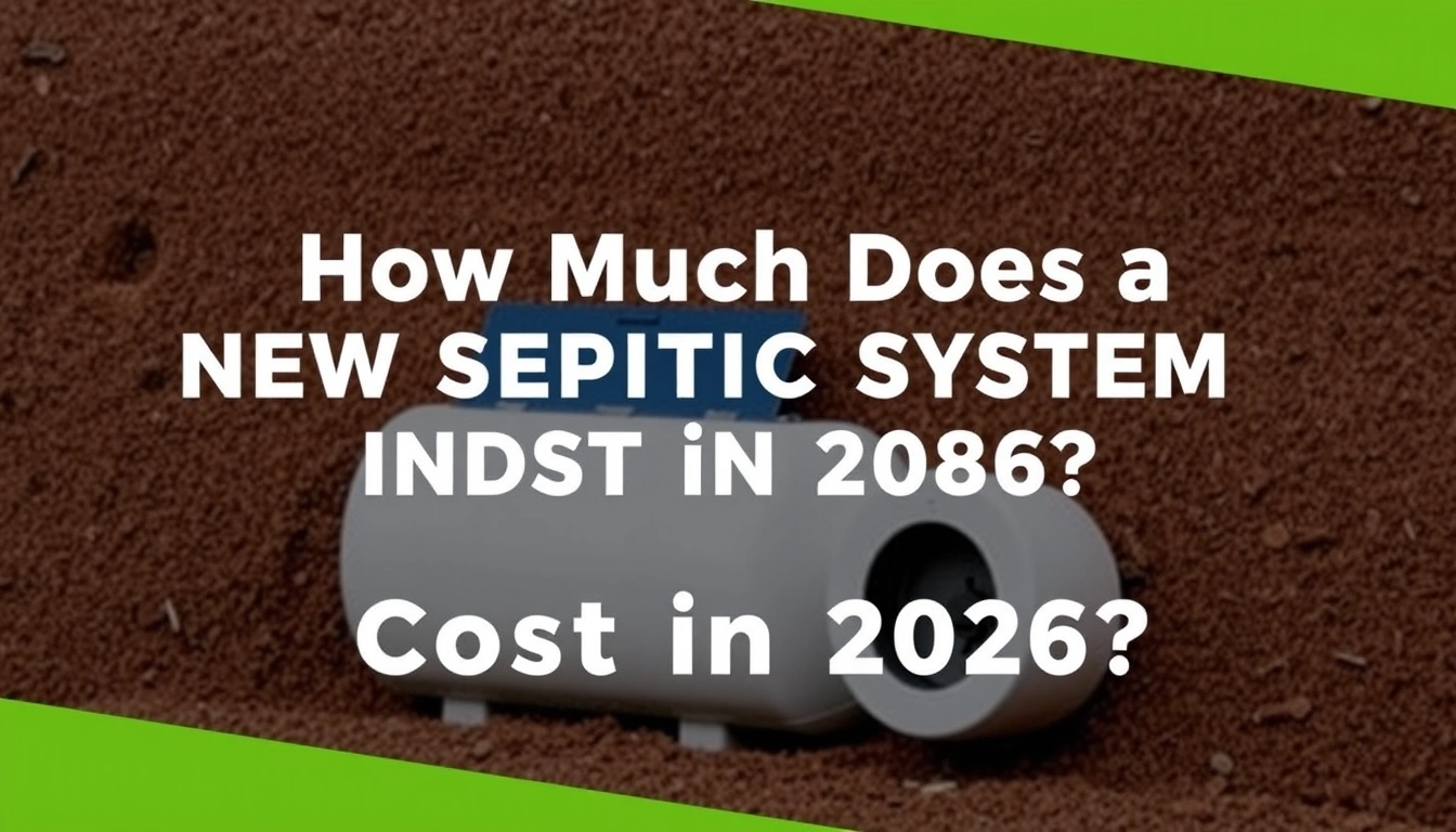 How Much Does a New Septic System Installation Cost in 2026?