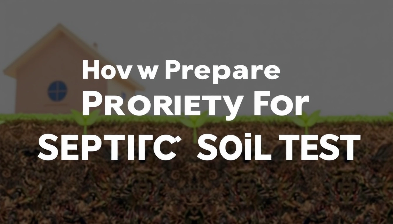 How to Prepare Your Property for a Septic Soil Test How to Prepare Your Property for a Septic Soil Test