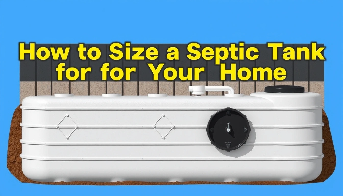 How to Size a Septic Tank for Your Home