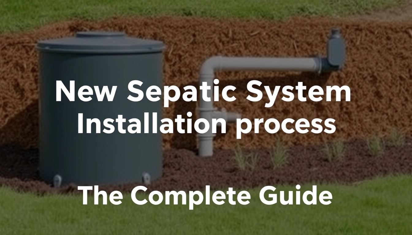 New septic system installation process — The Complete Guide New septic system installation process — The Complete Guide