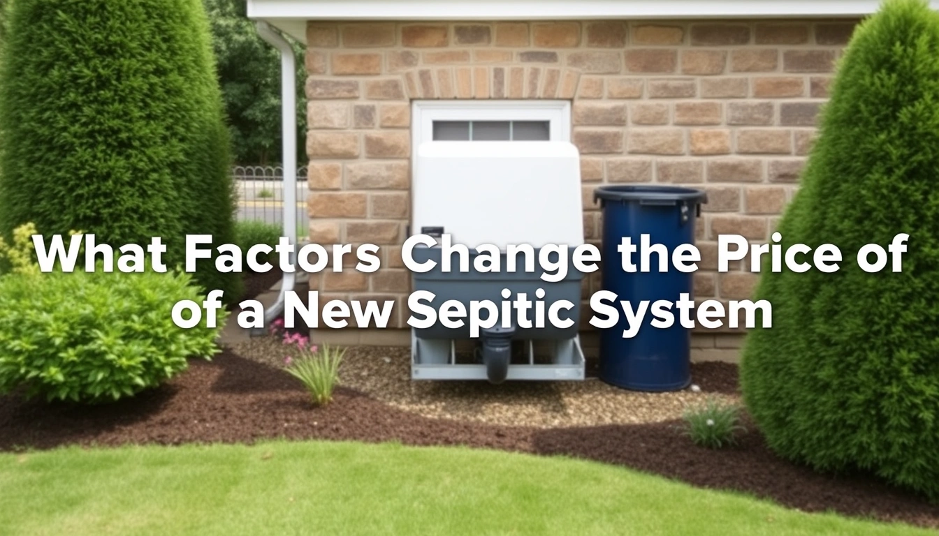What Factors Change the Price of a New Septic System? What Factors Change the Price of a New Septic System?