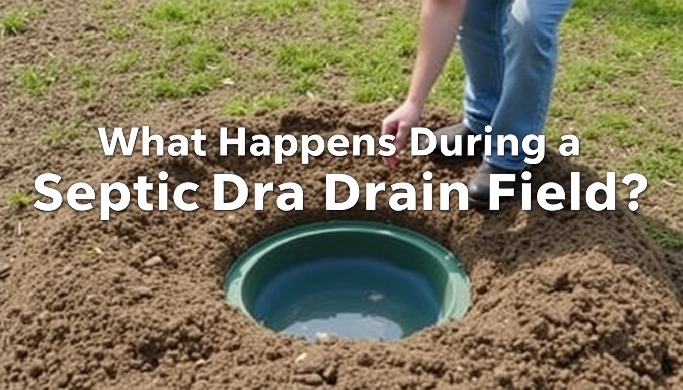 What Happens During a Septic Drain Field Installation?