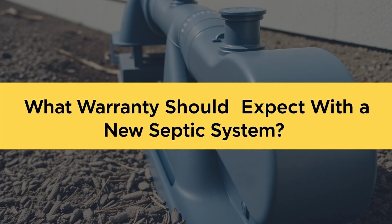 What Warranty Should You Expect With a New Septic System?