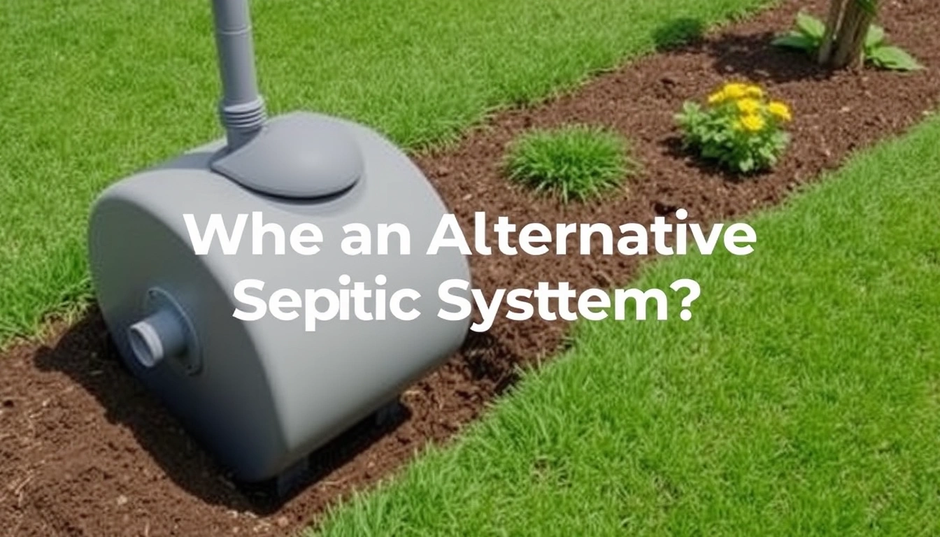 When Is an Alternative Septic System Required?