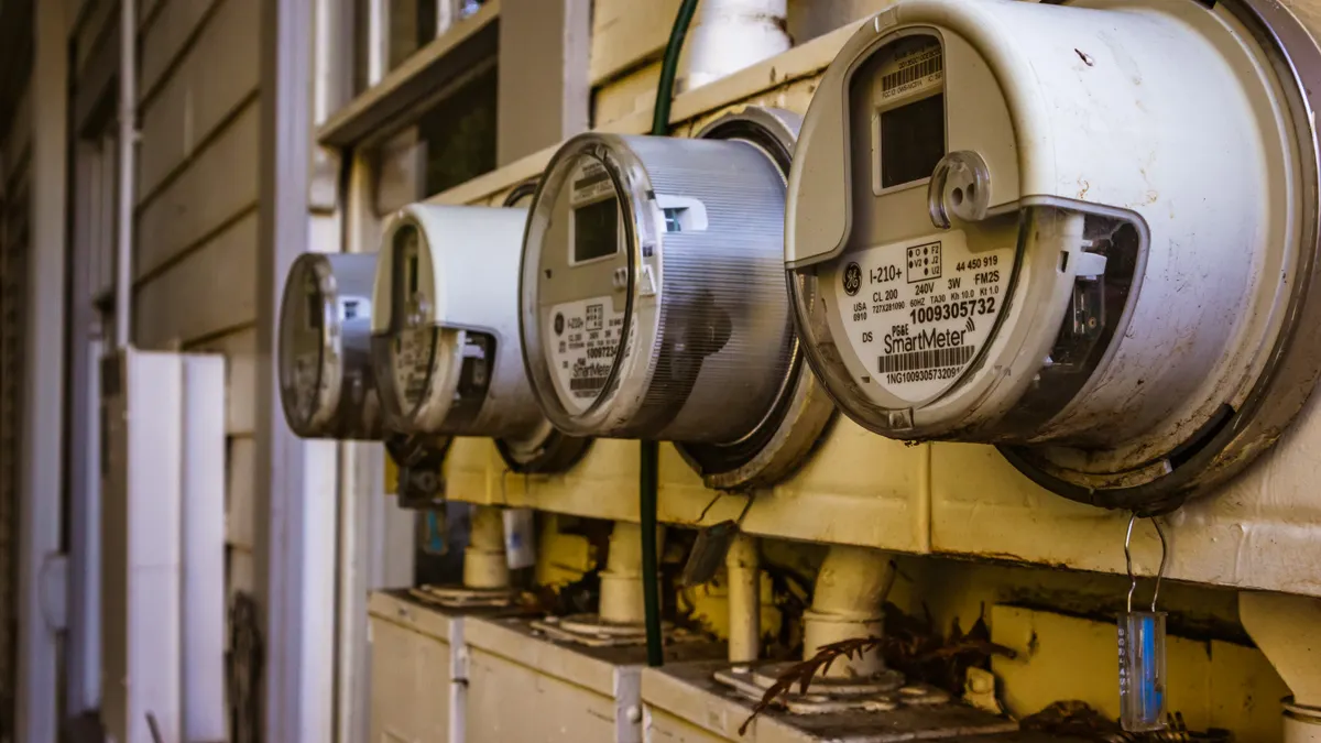 How to Estimate Daily Water Use for Septic Design Utility meters mounted on a wall